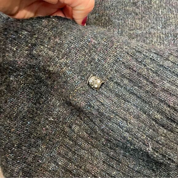 Twik Gray Knit Sweater Cowl neck - Picture 8 of 8